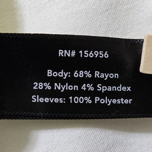 BOSTON PROPER Square Neck Crochet Ruffle Sleeve Stretch Blouse Large Off-White - Picture 13 of 16